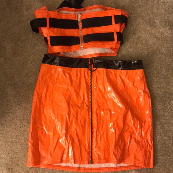 Neon Orange Rockstar Set - Picture 2 of 3